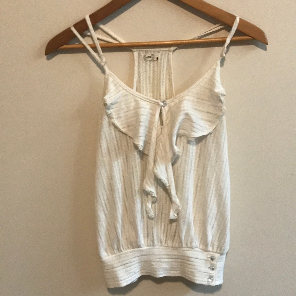Cute cream-coloured tank top